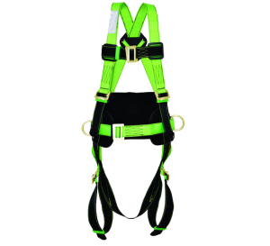 Forked Double Lanyard with Tear Webbing Energy Absorber & Scaffold Hooks - Safety Mart Rajkot
