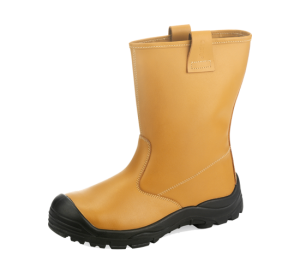 Heavy Duty Double Density Dual PU Sole Oil & Acid Resistant Work Shoe - Safety Mart Rajkot