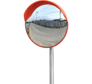 Outdoor Wide-Angle Acrylic Convex Blind Spot Mirror (800mm / 1000mm) - Safety Mart Rajkot